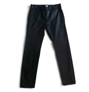 Flog Women's Pants Size 29 Black Stretch Cotton Lycra Made in Israel